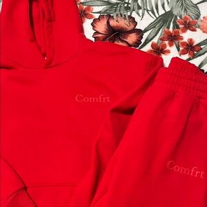 Comfort Women's Vibrant Red Lounge Set
